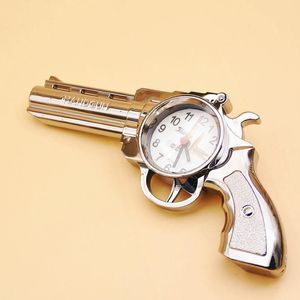 Relógios de mesa originalidade pistola crianças alarme estudo móveis exibição uso model285d