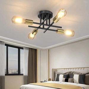 Chandeliers Modern Simple Chandelier Retro Industrial Style Ceiling Lamp For Living Room Bedroom Creative Home Decoration Lighting Fixtures