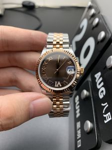 EW Factory Женские часы 31 мм Дизайнерские часы datejust Roman Diamond Set Часы Цифровые автоматические машины Высококачественное сапфировое стекло Фестивальный подарок Водонепроницаемые