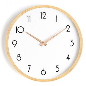 Nordic Wall Clock Home Living Room Modern Minimalist Watches Decor Silent Mechanism Selling 5Q141 Y200109271f