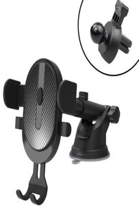 Carbon fiber texture car suction cup navigation phone holder Support Mount Bracket for Mobile Cell Smart Phones9221819