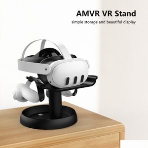 Vr/Ar Accessorise For Meta Ocus Quest3 Stand Black Desktop Display Easy To Install And Remove General Vr Accessories Drop Delivery Gam Otlyk