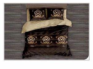 Conjuntos de cama 4 pcs / conjunto respirável colcha capa folha fronha gêmeo rainha rei tamanho saudável impressão família moda luxo casa têxteis