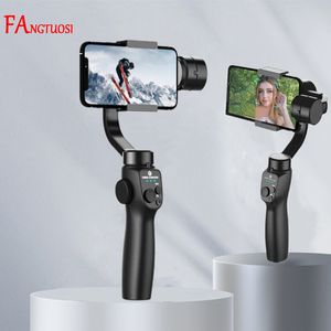FanGTUOSI F10 Smartphone dobrável de 3 eixos Gimbal portátil para gravação de vídeo e estabilizador de vlog 240306