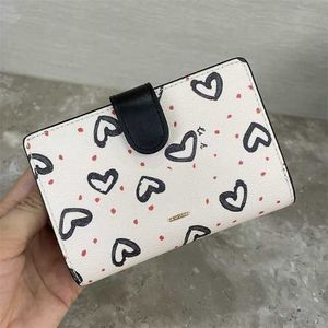 coabag heart shaped purse unisex designer wallets clutch Bag with Multiple Style Zipper Wallet Trendy Fashion Cherry Compartment Classic Cardholder 240115