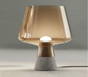 Stół retro lekka elegancka szara lampa cementowa Lampa stołowa do sypialni lampa biurkowa Oświetlenie D25 x H38CM1748585