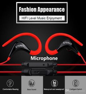 Fones de ouvido esportivos com gancho intra-auricular SF878 Fone de ouvido com fio Mini fone de ouvido estéreo Fone de ouvido de música esportiva com microfone para Xiaomi Sm5536779