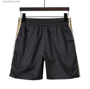 Herren-Bademode, Herren-Badeshorts, Sommer-Designer-Mode, lockere Badeanzüge, schlanke Damen-Kleidung, schnell trocknende Buchstaben, bedrucktes Brett, Strandhose L240312