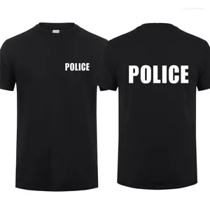 Camisetas masculinas SWAT Security Man Cool Camiseta de manga curta