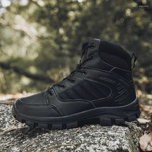 Fitnessskor taktisk höst vinter kamouflage sneakers män boot armé stövlar militär öken vattentät arbetssäkerhet klättring sport