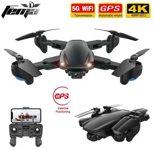 FEMA SG701 SG701S RC GPSドローン5G FPV 8KデュアルHDカメラ長距離折りたたみ折りたたみlu3max Quadcopter Dron 4K Professional 211027119861