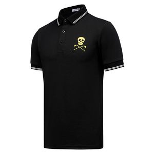 Primavera/Estate Nuovi Uomini Golf Outdoor Velocità Sport Camicia Traspirante e Traspirante Colletto Polo Manica Corta T-shirt Tinta Unita POLO Top