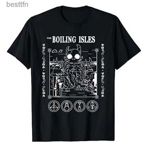 Женская футболка Boiling Isles Owl House Love Shirt Рождественская модная футболка Owl Lover Графические футболки Модные подарки на Хэллоуин Новинка 240311