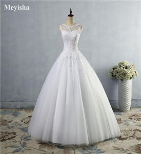 ZJ9036 2021 High Quality Puffy Sweetheart Wedding Dress Tulle Ball Gown Bride Dresses Size 226W5252055