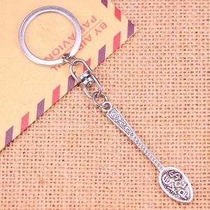 Keychains 20pcs Fashion Keychain 57 12 Mm Monetary Symbol Spoon Pendants DIY Men Jewelry Car Key Chain Ring Holder Souvenir For Gift