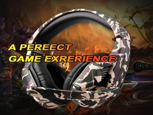 Overear Wired Gaming headset Huvudband Hörlurar med MIC för dator PC -spel PS4 Laptop Tablet Smartphones5229915