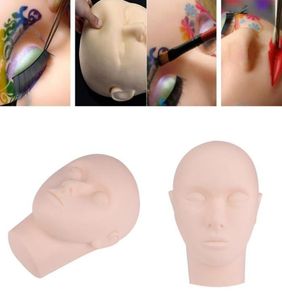 Whole2016 Nowe przybycie Pro Training Mannequin Flat Head Practice Make Up Eye Ratchs Extensons