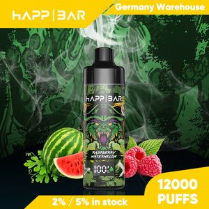 Yeni Popüler 12000 Pufs E Sigara Başlangıç ​​Kiti 12K VAPER GÜÇLÜ 2% 3% 5% 5% Tek Kullanımlık Vape Mesh Bobini USB C Yeniden Yapılabilir Önceden Doldurulmuş Pods