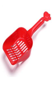 Utile durevole Pet Dog Cat Strumento di pulizia in plastica Cucciolo Gattino lettiera Scoop Accogliente sabbia Cacca Pala Prodotto per animali domestici Supplies2635322