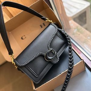 حقائب مصممة العلامة التجارية Tabby Bag Bag Bag Fashion Crossbody Bags Luxury Leather Leather Late