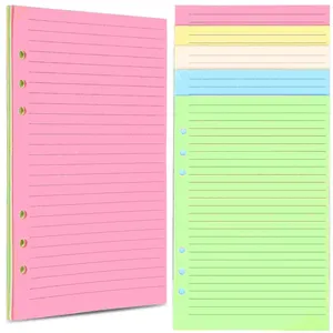 50Pcs A5 Filler Paper Planner Recarga Loose Leaf Binder Note Book