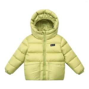 Daunenmanteljacke für Jungen, Jungen und Mädchen, verdickter Brotanzug, kleine, mittelgroße Kinder-Kapuzenjacke, 4–12 Jahre alt, warm