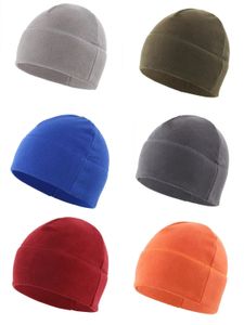 Connectyle Men Breattable Winter Hat Soft Fleece Beanie Solid Warm Thick Skull Cap Outdoor Watch Daily 240227