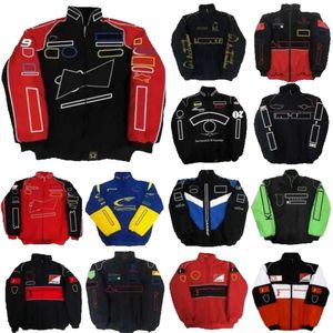Autumn/Winter Racing Vintage Style One Formula F1 American Jacket Cycling Motorcycle Baseball Suit Outdoor Windproof Racin T9 GG