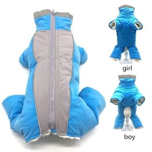 New Puppy Dog Waterproof Clothing For Reflectiv Pet Jackets Small Animal Winter Warm Cotton Yorkshire Dachshund Cat Products 201103358