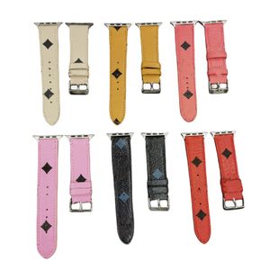 Watch Bands Fashion Top Designer Watchband Straps for Watch Band 49mm 41mm 45mm 42mm 38mm 40mm 44mm Luxury M Designs watchbands iwatch PU Letter pattern