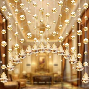 Curtain & Drapes 1pcs Glass Crystal Bead Panel Hanging Creative String For Living Room Bedroom Window Door Ornaments289B