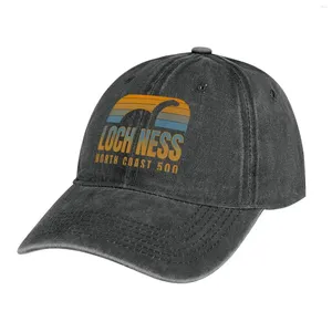 Berets Loch Ness NC 500 Logo Cowboy Hat Hood Custom Drop Baseball For Men Women's