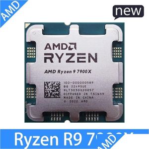 CPU Ryzen 9 7900X R9 Box 100100000589 47Ghz 12Core 24Thread CPU Processo 5Nm Zen4 170W Socket Am5 Pcie50 Nessuna ventola 231120 Drop Delivery Ot4B7