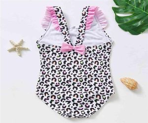 New 2022 Girls Swimwear 29Year Toddler Baby Girls Swimsuit High quality Children Swimwear Leopard print Kids Bathing suitST245273052365