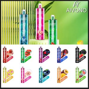 新しいオリジナルAivono 15000パフDTL Vapingスタイル使い捨て蒸気タイプC充電可能な無料船パフ15K