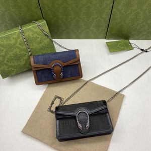 borsa di design di alta qualità borsa a tracolla con serpente borsa con tracolla a catena pochette borsa a tracolla borsa a tracolla moda portafoglio messenger borsa di importazione di lusso per le donne