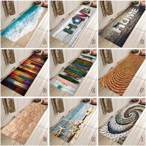 40 120cm Carpet Hallway Doormat Anti-slip Bathroom Rugs Absorb Water Kitchen Mat Carpet Living Room Flannel Game Mats Carp #yl10231G