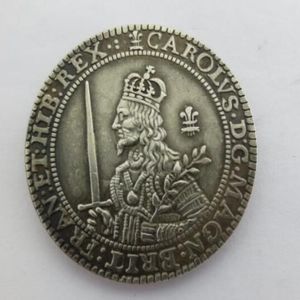 Medaglia Regno Unito 1643 Triple Unite - Carlo I Oxford zecca d'Inghilterra 235u