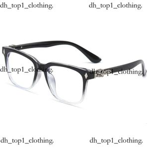 Designer ch Cross Glasses Frame Chromes Märke Solglasögon för män Kvinnor Trendiga runda ansikte Eye Male Protection Eyeglass Frames Heart Chromees Hearts 949