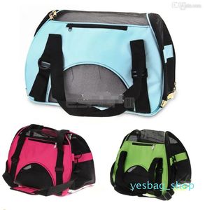 Heißer Verkauf-Tragbare wasserdichte Leinwand Hund Katze Pet Carrier Reise Tragetasche 43x20x29cm