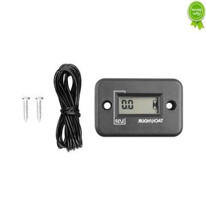 Auto Altro Elettronica per auto Nuovo contatore motore LCD Contagiri contaore per tutti i 2 o 4 tempi Benzina Moto impermeabile Suv Barca Dhshk