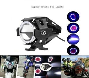 125W Motorcykelstrålkastare med Switch Motorcykel Auxiliary Spotlight U7 LED -motorkörningsstrobe blinkande DRL -lampor för ATV UTV T6559260