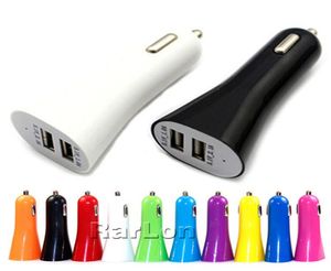 Kolorowy projekt rogu 2usb podwójny port ładowarki dla 12 V 24 V wyjście wejściowe 5 V 1A 2A dla iPhone 11 Pro xs Max Samsung S10 S20 Google8961679