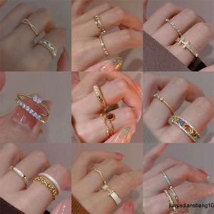 Der gleiche Ring, weiblicher Ring, Nischen-High-End-Design-Zeigefingerring, personalisiertes, einfaches und vielseitiges Armband