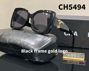 Chan CH5422B/CH5494 Óculos de sol, designer de luxo francês Mens óculos clássicos de gato de gato feminino Óculos de sol feminino