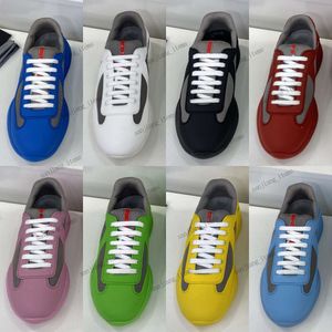 8 Colors America Cup Suede Sneakers Men Shoes Dopamine Bright Low Top Lace Up Trainers Fabric Nylon Mesh Runners Running Basketball Sport Shoe Loafer Boots 39-44