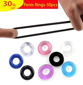 Whole Silicone Penis Ring Stretchy Adjustable Cock Ring Lasting Erection Enhancer Sex Toys for Men7820444
