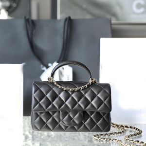 Mini Tote Çanta Tasarımcı Omuz Çantası 10a Kutu LC022P ile Ayna Kütle Flep Torba Zincir Çantası