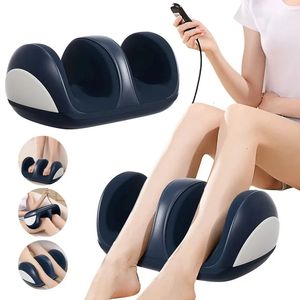 Elektrisk ben och fotmassager Super Big Compression Feet Machine Deep Muscle Heat Therapy Shiatsu Knådor Roller Vibrator 240305