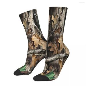 Men's Socks Forest Shade Camouflage Male Mens Women Autumn Stockings Harajuku